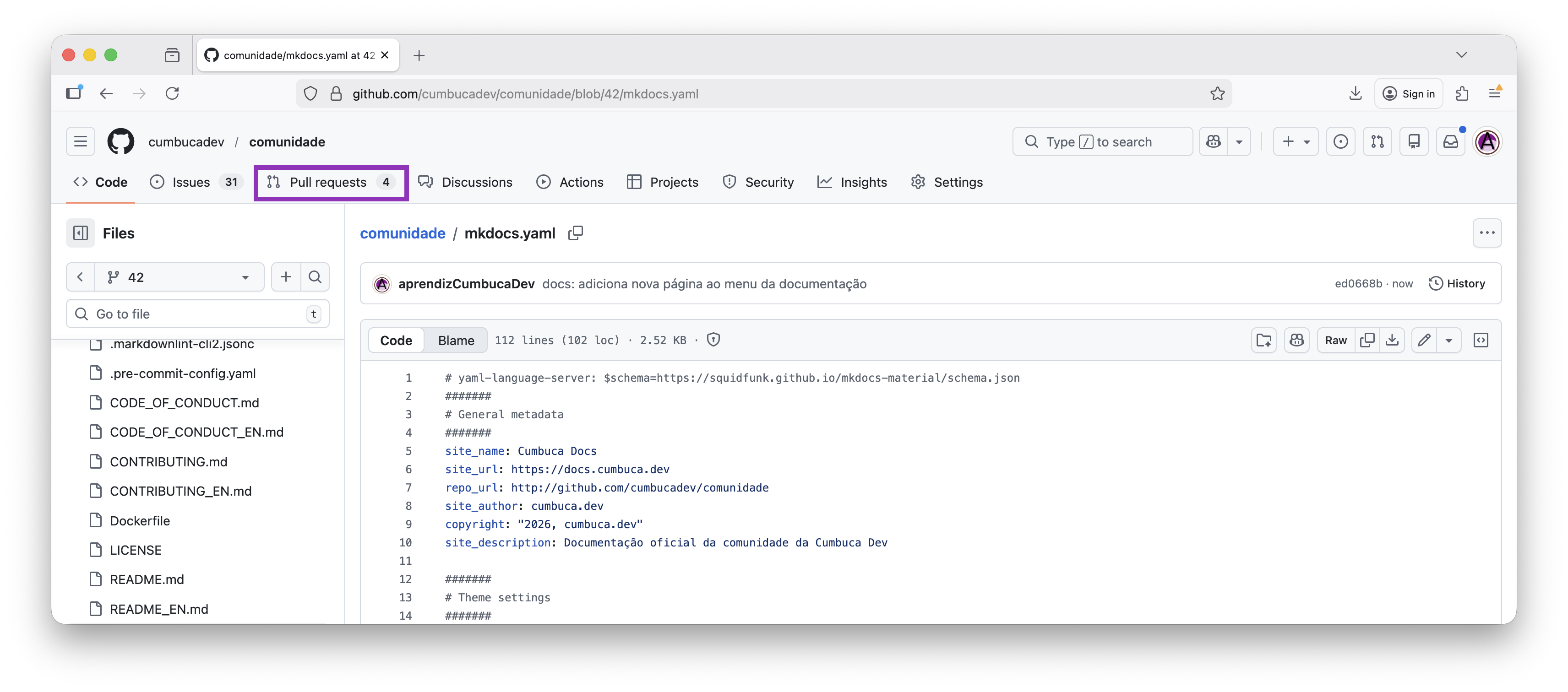 aba pull requests